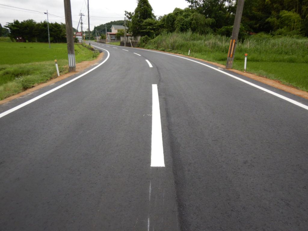 【郡山市片平町】片平道路改良施工後 渡邉起業